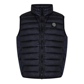 STONE ISLAND Junior Loom Gilet Kids Gilets - Lightweight Navy V0020 for sale