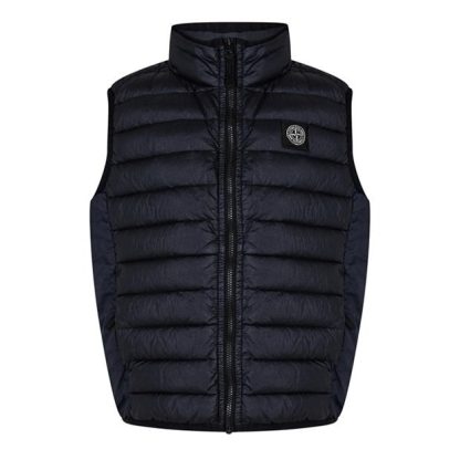 STONE ISLAND Junior Loom Gilet Kids Gilets - Lightweight Navy V0020 for sale