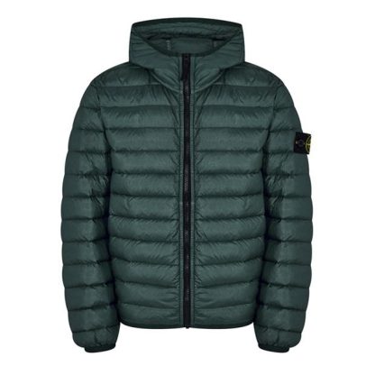 STONE ISLAND Junior Loom Woven Jacket Kids Puffer Jackets - Lightweight Btl Green V0053 for sale