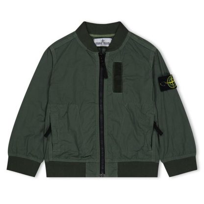 STONE ISLAND Junior Nylon Metal Bomber Jacket Kids Bomber Jackets - Midweight Vrd Olva V0058 for sale