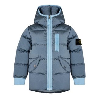 STONE ISLAND Junior Nylon Metal Jacket Kids Cielo V0041  for sale