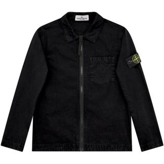 STONE ISLAND Junior Overshirt Kids Overshirts Nero V0129 for sale