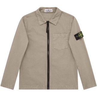 STONE ISLAND Junior Overshirt Kids Overshirts Tortora V0192 for sale