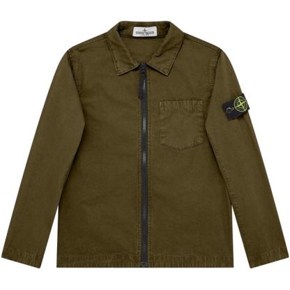 STONE ISLAND Junior Overshirt Kids Overshirts Vrd Mltre V0154 for sale