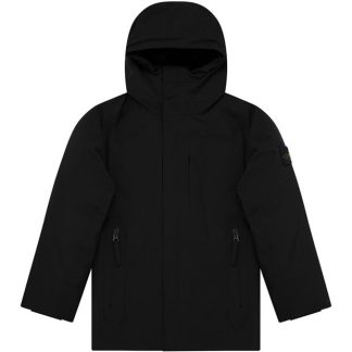 STONE ISLAND Junior Soft Shell Down Jacket Kids Down Jackets Nero V0029 for sale