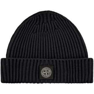 STONE ISLAND Junior Wool Beanie Unisex Beanies Navy V0020 for sale