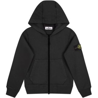 STONE ISLAND Junior Zip Sweatshirt Kids Zip Hoodies Navy V0020 for sale