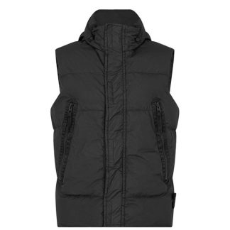 STONE ISLAND Juniors Heavyweight Down Vest Kids Gilets - Heavyweight Black V0029 for sale