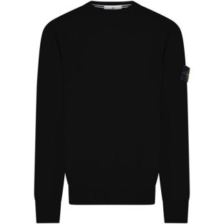 STONE ISLAND Light Wool Knitwear Men Jumpers Nero A0029 for sale