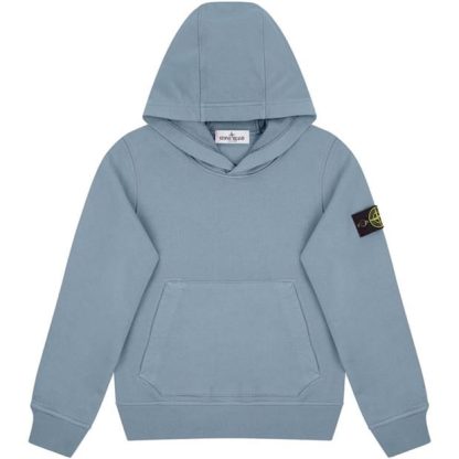 STONE ISLAND Lightweight Hoodie Junior Kids OTH Hoodies Azzuro V0040 for sale