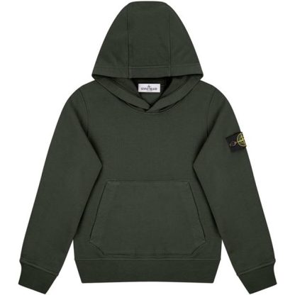 STONE ISLAND Lightweight Hoodie Junior Kids OTH Hoodies Vrd Olva V0058 for sale