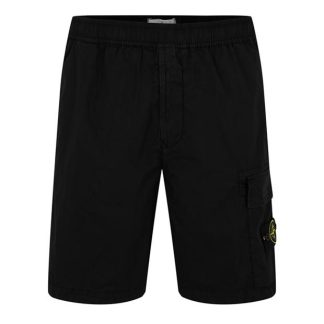 STONE ISLAND Lightweight Tela Shorts Men Cargo Shorts Nero V0029 for sale