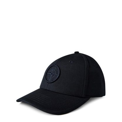 STONE ISLAND Logo Badge Cap Junior Kids Baseball Caps Navy V0020 for sale