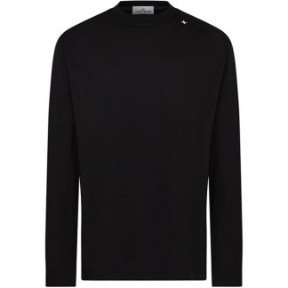 STONE ISLAND Long Sleeve T-Shirt Men Long Sleeve T-Shirts Nero V0029 for sale