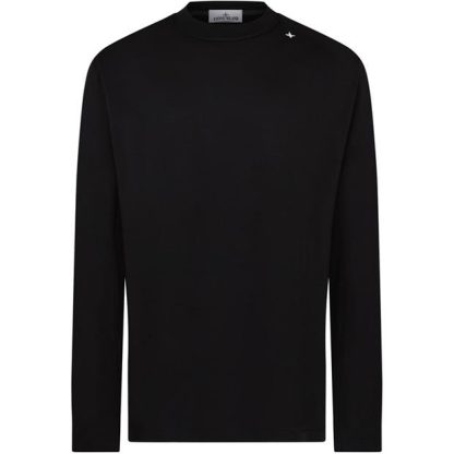 STONE ISLAND Long Sleeve T-Shirt Men Long Sleeve T-Shirts Nero V0029 for sale