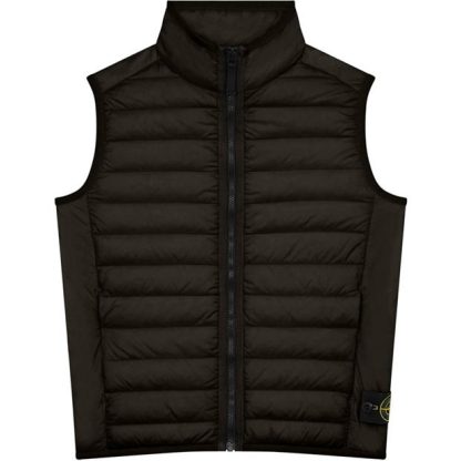 STONE ISLAND Loom Gilet Junior Boys Kids Gilets - Lightweight Black V0029 for sale