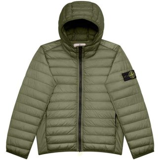 STONE ISLAND Loom Jacket Kids Puffer Jackets - Lightweight Salvia V0055 for sale