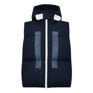 STONE ISLAND MARINA Hooded Down Gilet Men Gilets - Lightweight Blue V0020 for sale