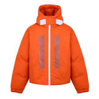 STONE ISLAND MARINA Hooded Down Jacket Men Puffer Jackets - Lightweight Orange V0037 for sale