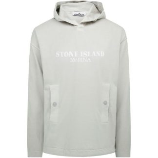 STONE ISLAND MARINA Hooded Sweatshirt Men OTH Hoodies Bianco V0001 for sale