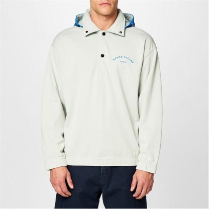 STONE ISLAND MARINA Polo Hooded Sweatshirt Men OTH Hoodies Cielo V0041 for sale