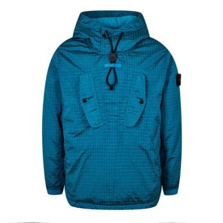 STONE ISLAND Macro Smock Men Turquoise V0042  for sale