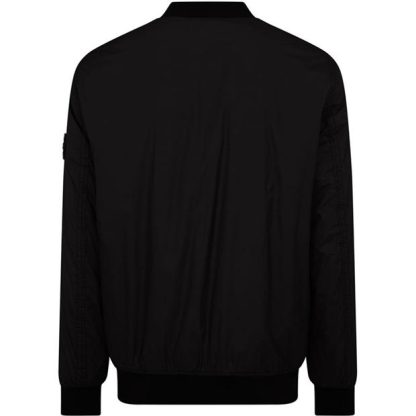 Garment Dyed Men Bomber Jackets - Midweight Nero V0029 for sale