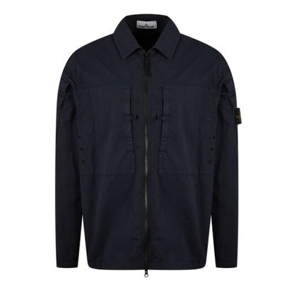 STONE ISLAND Multi Pocket Overshirt Men Overshirts Navy V0020 for sale