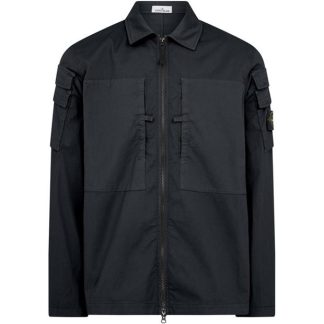 STONE ISLAND Multi Pocket Overshirt Men Overshirts Piombo V0062 for sale