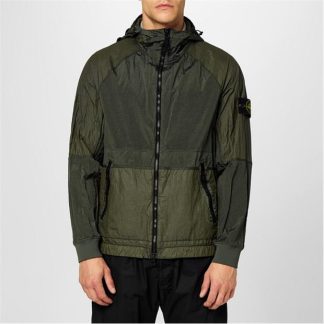 STONE ISLAND Nylon Metal Jacket Men Rain Jackets Muschio V0059 for sale