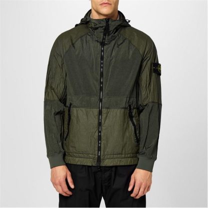 STONE ISLAND Nylon Metal Jacket Men Rain Jackets Muschio V0059 for sale