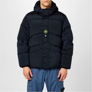 STONE ISLAND Nylon Metal Jacket Men Rain Jackets Navy V0020 for sale