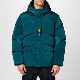 STONE ISLAND Nylon Metal Jacket Men Rain Jackets Petrolio V0057 for sale