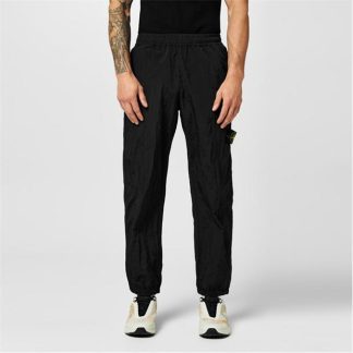 STONE ISLAND Nylon Metal Pants Men Cargo Trousers Nero V0029 for sale