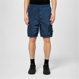 STONE ISLAND Nylon Metal Shorts Men Bermuda Shorts Avio V0024 for sale