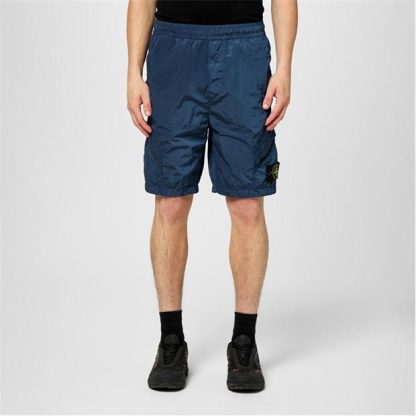 STONE ISLAND Nylon Metal Shorts Men Bermuda Shorts Avio V0024 for sale