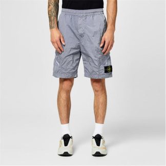 STONE ISLAND Nylon Metal Shorts Men Bermuda Shorts Cielo V0041 for sale