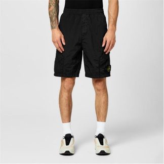 STONE ISLAND Nylon Metal Shorts Men Bermuda Shorts Nero V0029 for sale