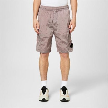 STONE ISLAND Nylon Metal Shorts Men Bermuda Shorts Rosa V0080 for sale