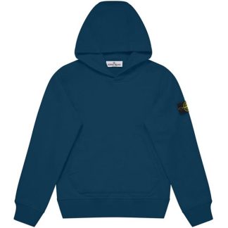 STONE ISLAND Over The Head Sweatshirt Kids OTH Hoodies Bluette V0022 for sale