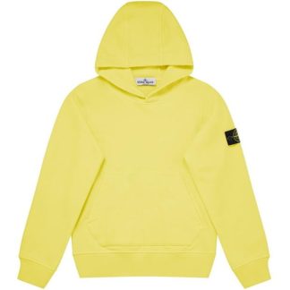 STONE ISLAND Over The Head Sweatshirt Kids OTH Hoodies Limone V0031 for sale