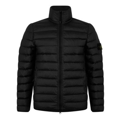 STONE ISLAND Patch Down Jacket Men Down Jackets Black V0029 for sale