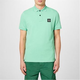 STONE ISLAND Plain Polo T-Shirt Men Short Sleeve Polos V Chiaro V0052 for sale