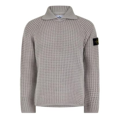 STONE ISLAND Polo Knitted Jumper Men Stucco V0097  for sale