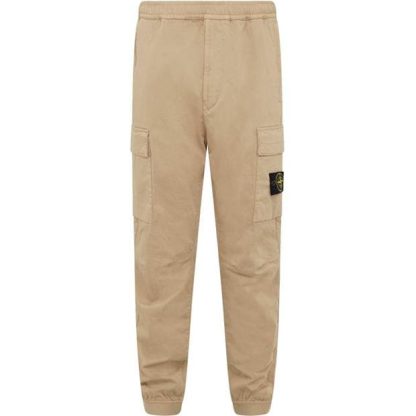 STONE ISLAND Raso Cargo Trousers Men Cargo Trousers Biscotto V0094 for sale