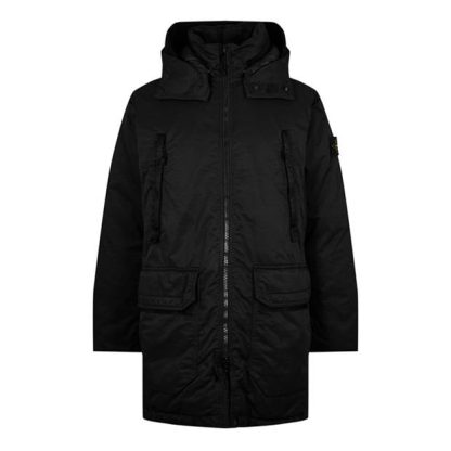 STONE ISLAND Real Down Blouson Men Parka Jackets Black V0029 for sale