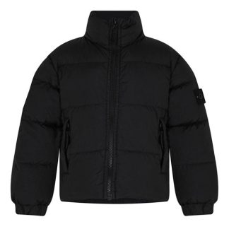 STONE ISLAND Real Down Jacket Kids Black V0029  for sale