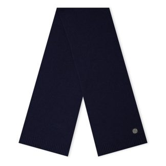 STONE ISLAND Ribbed Wool Scarf Unisex Navy V0020  for sale