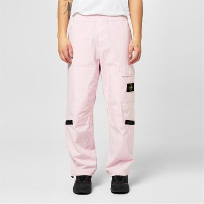 STONE ISLAND Ripstop Cargo Trousers Men Cargo Trousers Pink V0080 for sale