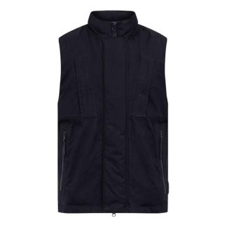 STONE ISLAND Sleeveless Realdown Ghost Jacket Men Gilets - Lightweight Navy V0020 for sale